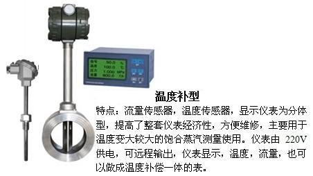 dn150渦街流量計溫度補償型產(chǎn)品特點圖