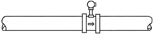 dn800渦街流量計焊接法蘭安裝示意圖四