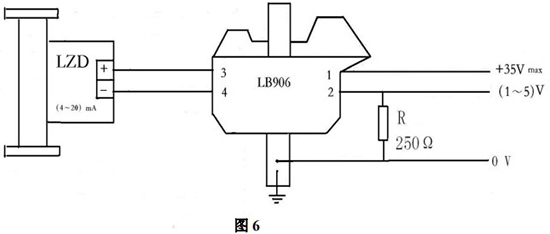 卡箍式轉子流量計本安防爆型接線圖